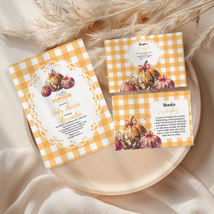 Disco Pumpkin Patch Baby Shower Invitation