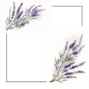 Lavender Dreams: Watercolor Wedding Invitation