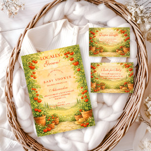 Locally Grown Tomato Diapper Raffle Enclosure Card