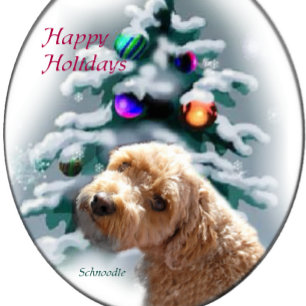 Schnoodle Christmas Gifts Holiday Card