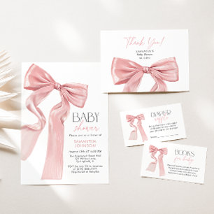 Pink Bow Would She Rather Baby Shower Game