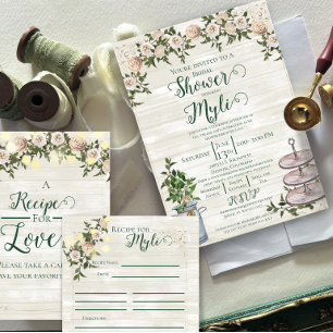 Cosy Farmhouse Bridal Shower Welcome Sign