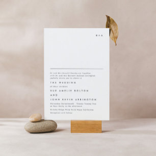 Simple Elegant Monogram Rose Gold   Navy Blue