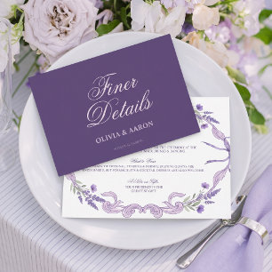 Whimsical Purple Floral Victorian  Envelope