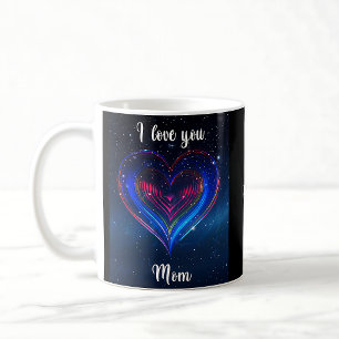Colorful I Love You Mom Sticker