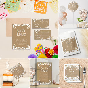 Cielito Lindo Mexican Fiesta Books for Baby Shower Enclosure Card