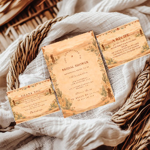 Desert Western Bridal Shower Invitation