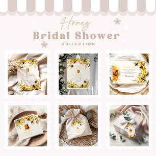  She Found Her Honey Rustic Bridal Recipe Enclosure Card