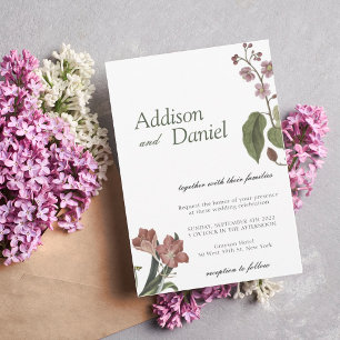 Floral Garden Wedding Invitation