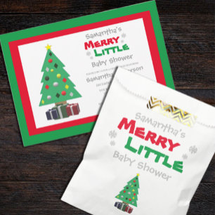 Merry Little Baby Shower Invitation