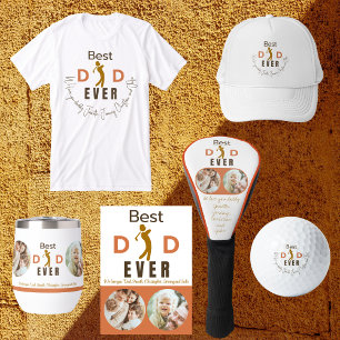 Cool Cute  Fathers Day Best Dad Ever Lover Photo Golf Balls