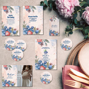 Berry Sweet Fruit Baby Shower Invitation
