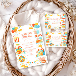 Carnival Treats Circu Diapper Raffle Enclosure Card