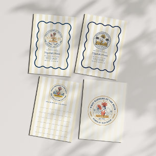 Preppy Bach Club Las Vegas Bachelorette Weekend Invitation