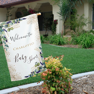 Baby Shower eucalyptus greenery invitation