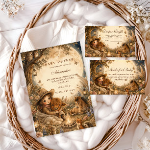 Whimsical Girl Western Boho Baby Shower Napkin