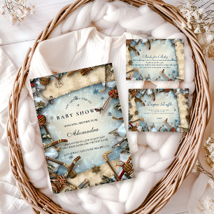 Winter Sports Baby Shower Invitation