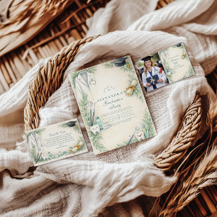 Photo White Coat Dentist Graduation Celebration Announcement