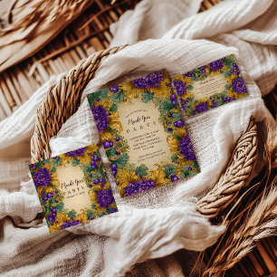 Ornate Floral Masquerade Mardi Gras Paper Plate