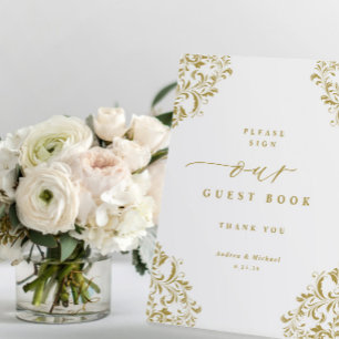 Elegant Classic Vintage Wedding Gold