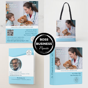 Paediatrics Child Physician Medical Conference Business Card