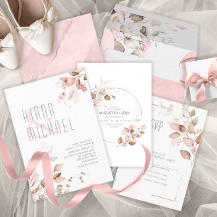 Dreamy Foliage Wedding V2 Blush ID817 Napkin