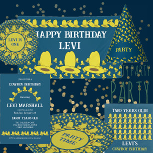 Cowboy Birthday Party Invitation
