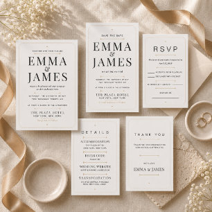 Editable Modern Serif Luxury Thank You Card