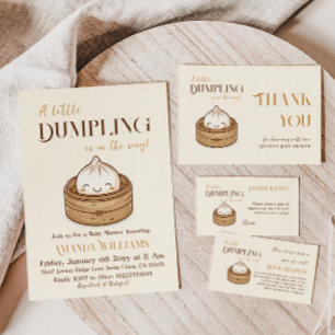 Little Dumpling Kawaii Baby Shower Book Request Enclosure Card