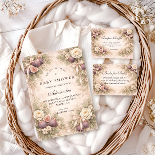 Soft Fig GardenBaby Shower Napkin