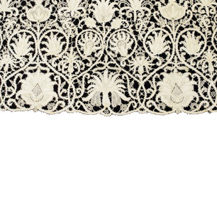 Wedding Antique Lace Linen White Classic Pretty Invitation