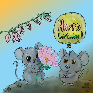 Birthday gift to from sticker