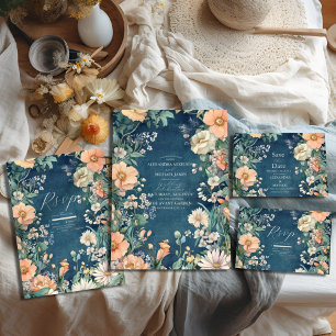 Luxurious Victorian Royal Elegance Wedding  RSVP Card