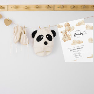 Bear gender neutral prediction for baby card