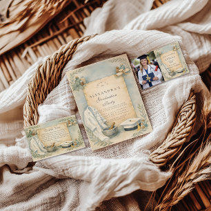 Photo Pharmacist Graduation Celebration Announcement