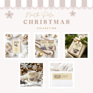 Photo Polar Express Christmas Ticket  Holiday Card