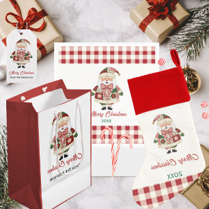 Cute Personalized Santa Christmas Holiday Invitation