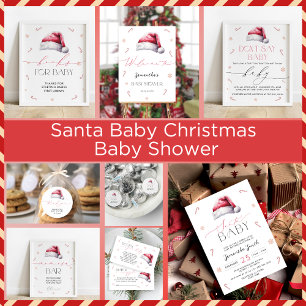 Christmas Santa Baby Guess How Many Candies Card