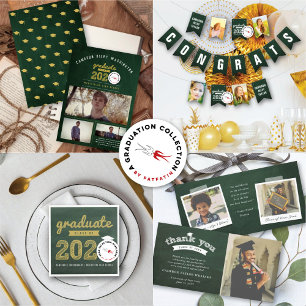 Chalkboard Sketch Class Of 2024 Photo Grad Party Bunting