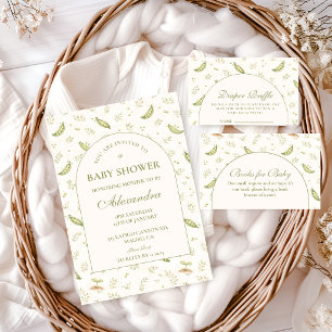 Little Sprout Cottagecore Baby Shower Napkin