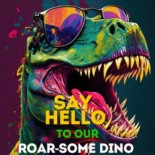 Dinosaur Jungle T Rex Jurassic Cool Wrapping Paper