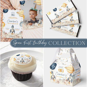 First Trip Around The Sun Boy Birthday Welcome Poster