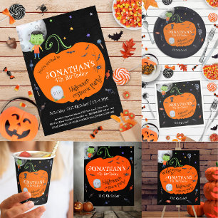 Lovely Watercolor Halloween Kids Photo Backdrop Tapestry