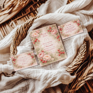 Berry Lovely Strawberry Bridal Shower Invitation