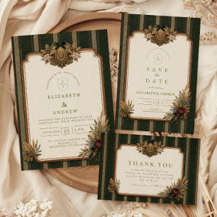 Classic Equestrian Country Wedding Enclosure Card