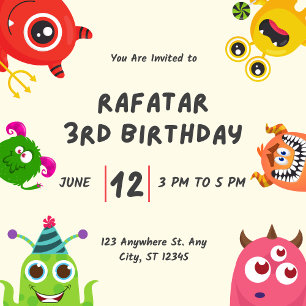 Editable Unicorn Birthday Party Invitation