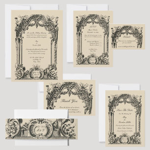 Vintage French Baroque Rococo Wedding Save The Date