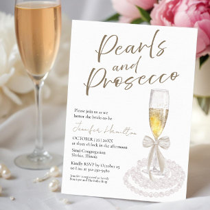 Pearls and Prosecco   Bridal Shower Backdrops Tapestry