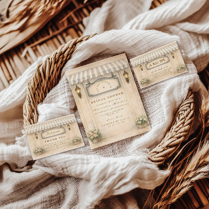 Floral Garden Bridal Shower Napkin