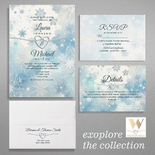 Winter Wonderland Wedding Place Card